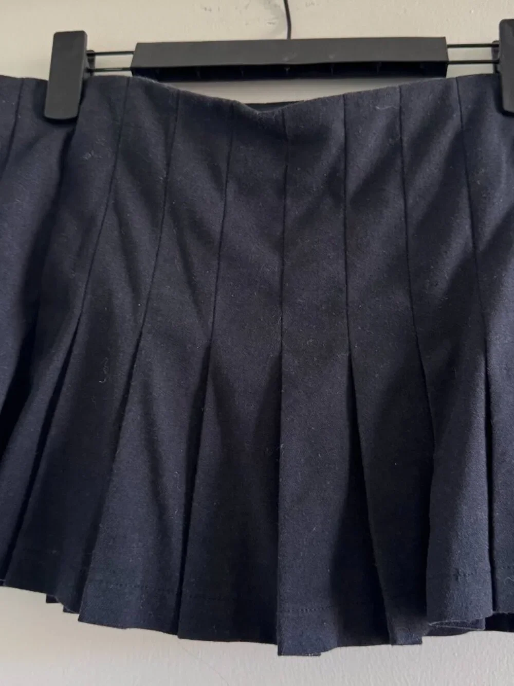 Brandy Melville Navy Pleated Mini Skirt One Size